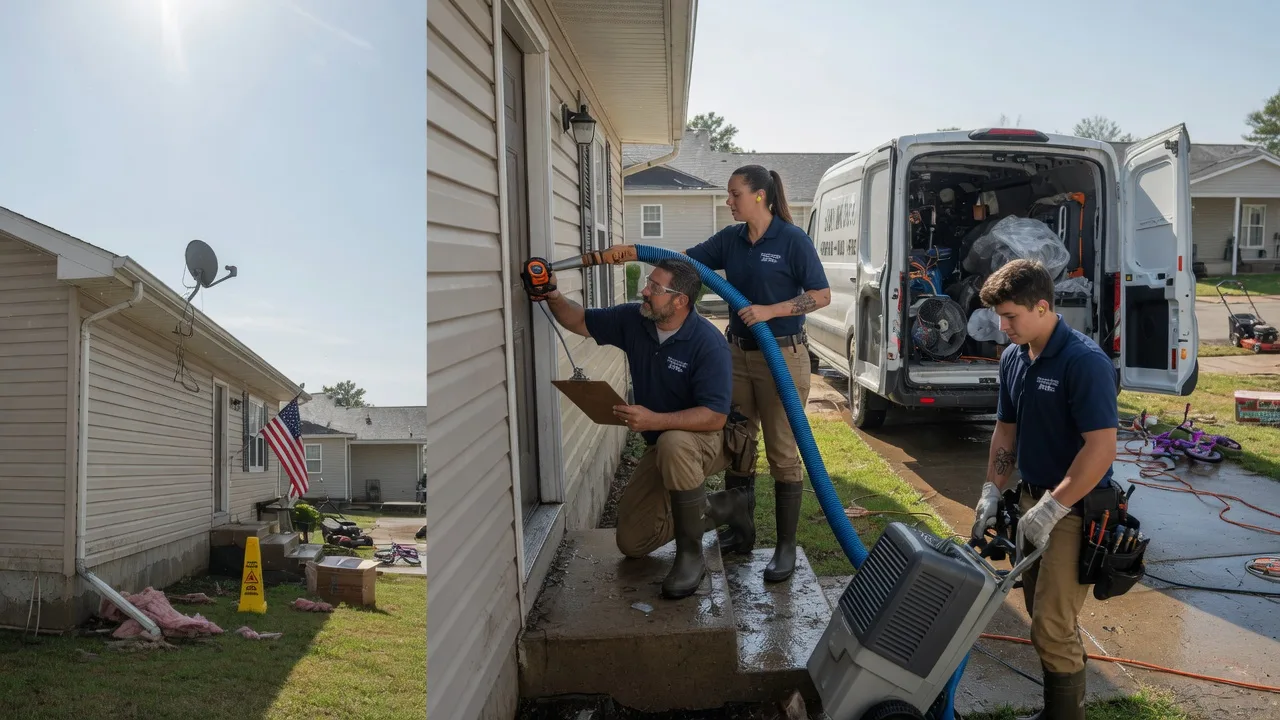 Ceiling Water Damage Restoration in Braddock, ND near me